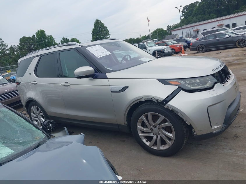 2017 Land Rover Discovery Hse VIN: SALRRBBV9HA034910 Lot: 45404320