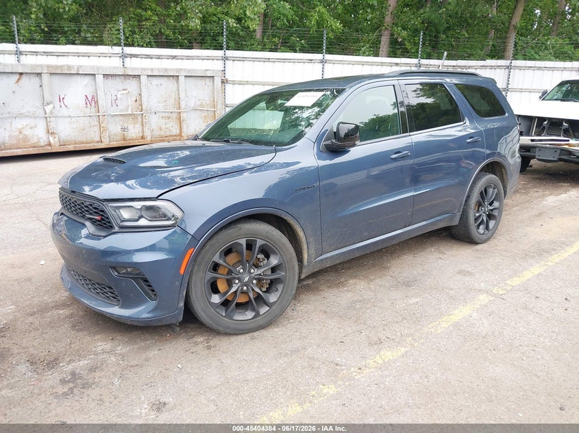 Vin: 1c4sdjct6mc520958, lot: 45902407, dodge durango r/t awd 20212