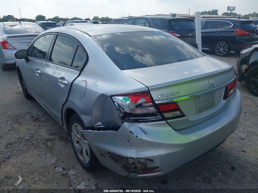2015 HONDA CIVIC auction photo 3