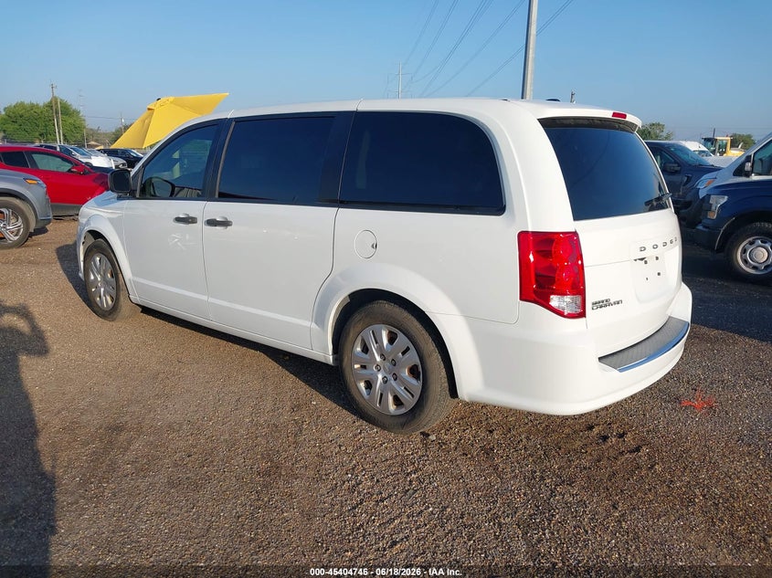 Vin: 2c4rdgbg9lr217930, lot: 45902769, dodge grand caravan se 20203