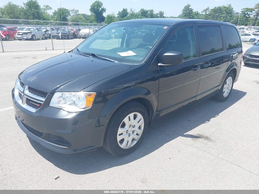 Vin: 2c4rdgbg1jr288682, lot: 45902802, dodge grand caravan se 20182