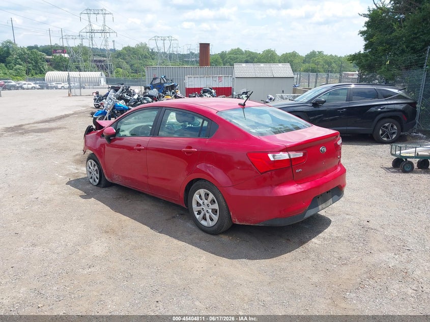 Vin: knadm3a31h6007678, lot: 45902834, kia rio lx 20173