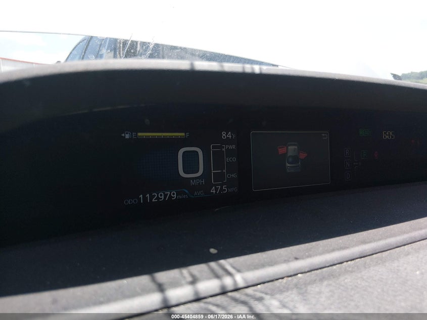 2016 TOYOTA PRIUS auction photo 7