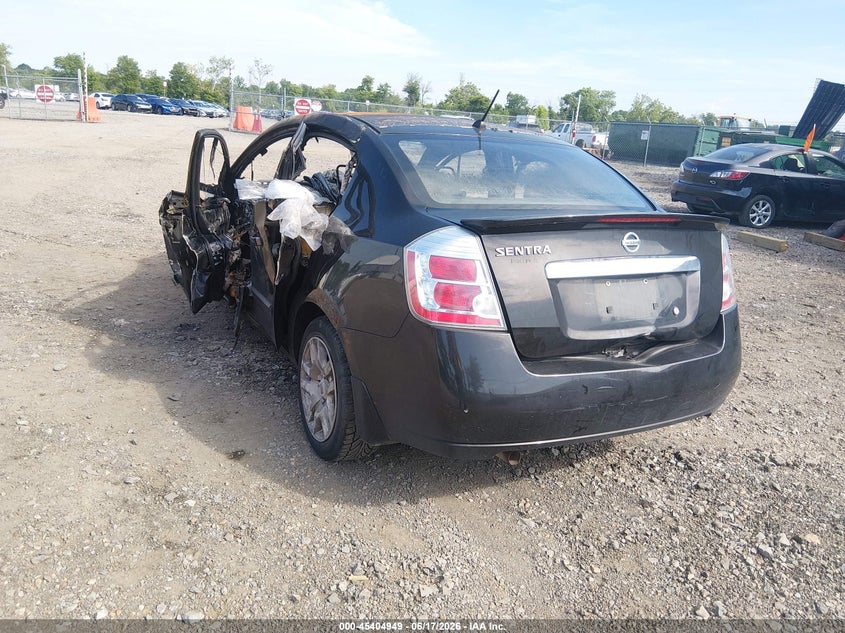 2012 NISSAN SENTRA SEDAN 2.0L I-4 DOHC, VVT, 140HP