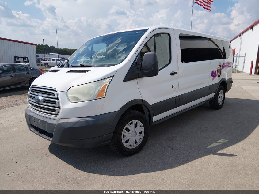 Vin: 1fbzx2zm7fka31218, lot: 45903004, ford transit-350 xlt 20152