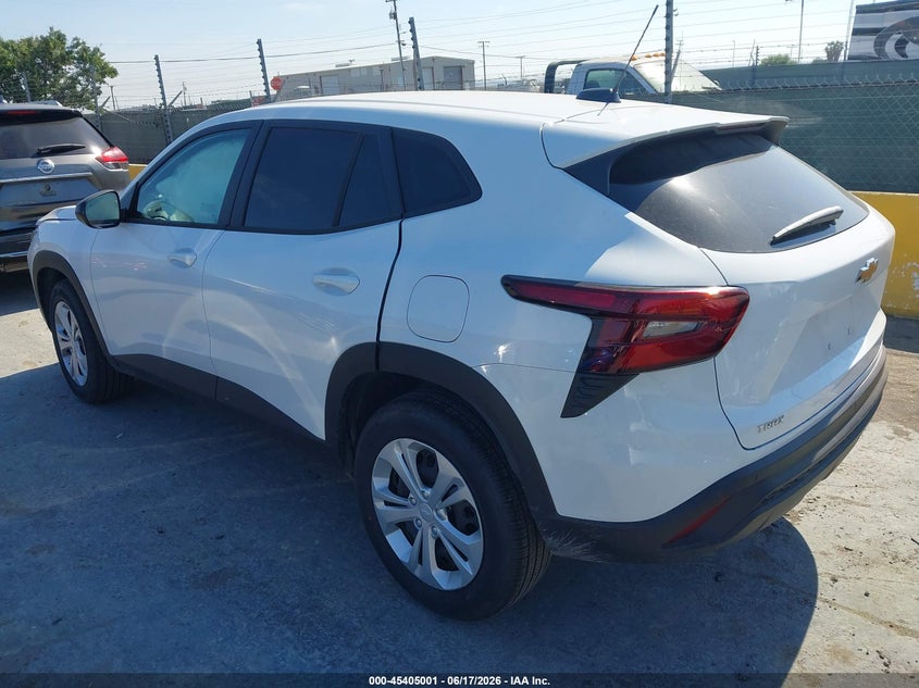 VIN KL77LFEP0TC101196 2026 CHEVROLET TRAX FWD LS