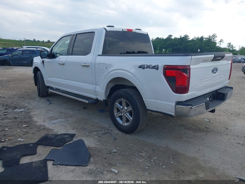 Vin: 1ftfw3l86rkd64761, lot: 45903030, ford f-150 xlt 20243