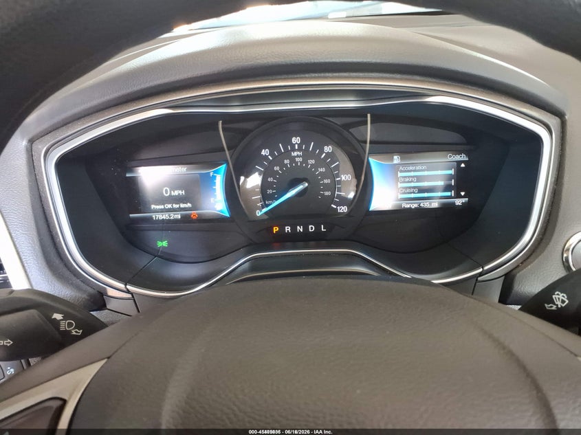 2018 FORD FUSION SEDAN 2.0L I-4 DOHC, VVT, 141HP