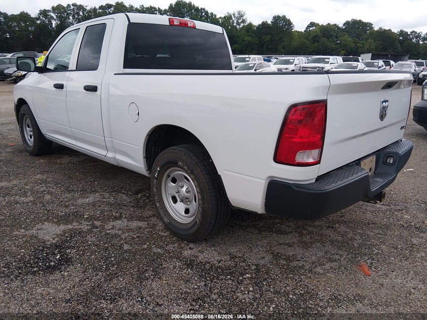 Vin: 1c6rr6fg6hs614837, lot: 45903111, ram 1500 tradesman  4x2 6'4 box 20173