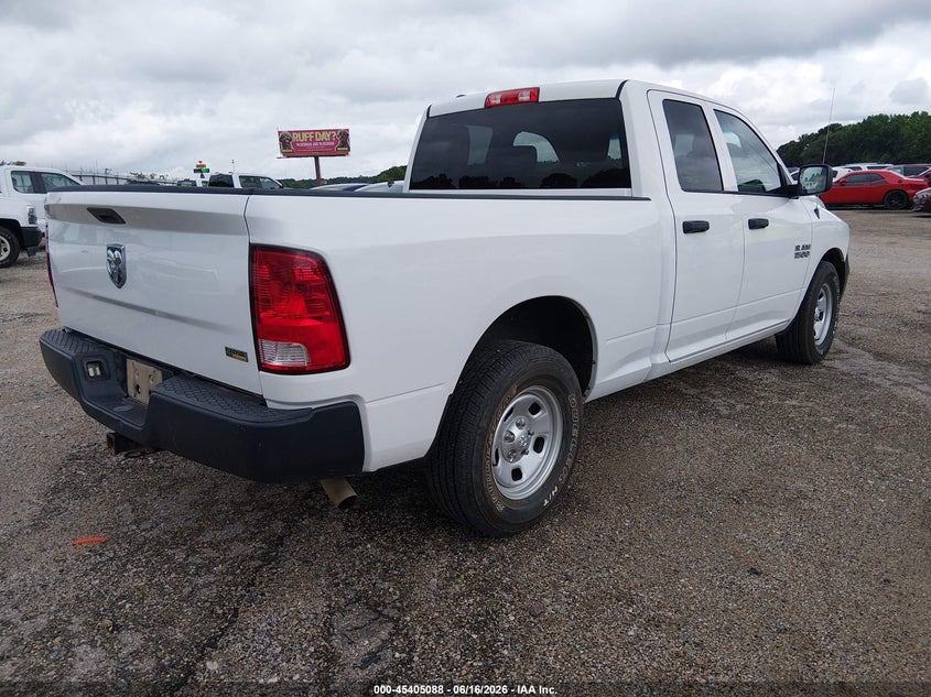 Vin: 1c6rr6fg6hs614837, lot: 45903111, ram 1500 tradesman  4x2 6'4 box 20174
