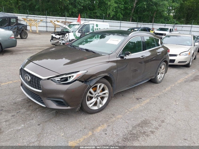 Vin: sjkch5cp7ka011728, lot: 45903129, infiniti qx30 luxe 20192
