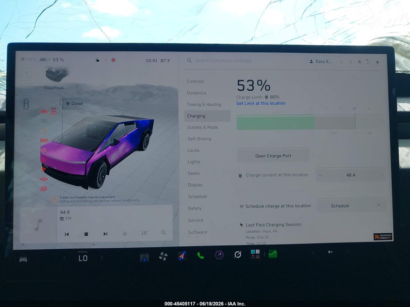 2024 Tesla Cybertruck All-Wheel Drive VIN: 7G2CEHED1RA029704 Lot: 45405117