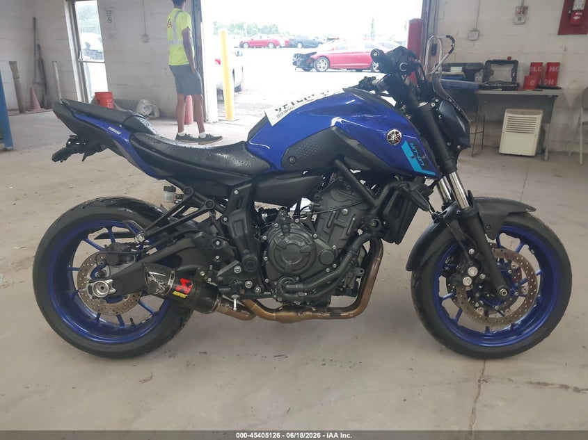2022 Yamaha Mt07 VIN: JYARM32EXNA003829 Lot: 45405126