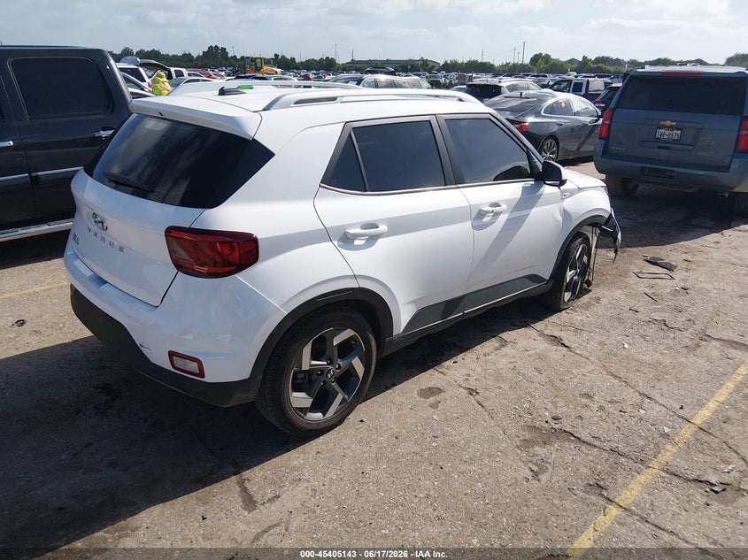 Vin: kmhrc8a39su416447, lot: 45903166, hyundai venue sel 20254