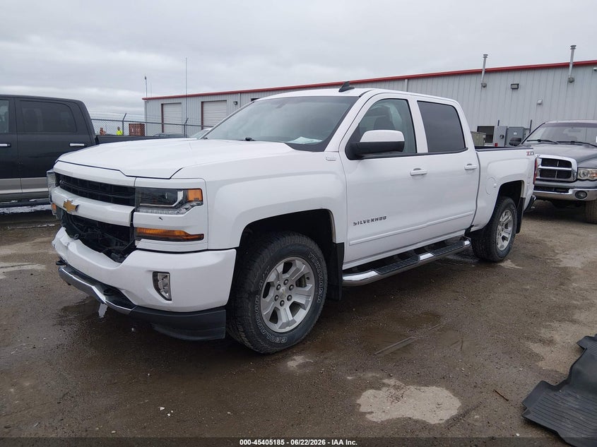 2018 Chevrolet Silverado, Удар спереди, IAAI, VIN 3GCUKREC1JG237788 — фото 2