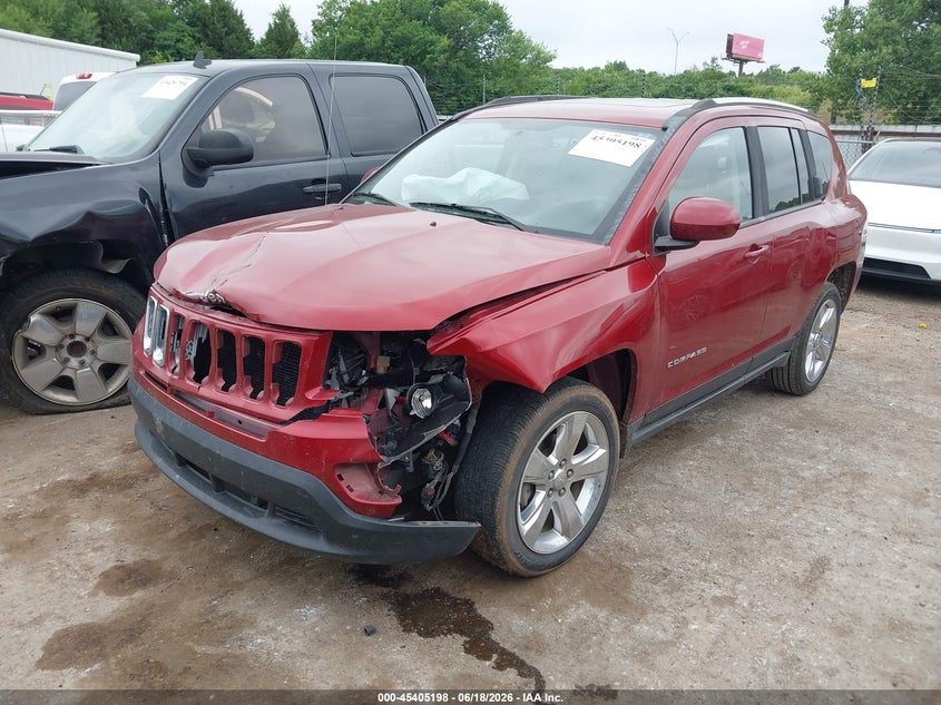 Vin: 1c4njceb8ed618682, lot: 45903220, jeep compass latitude 20142