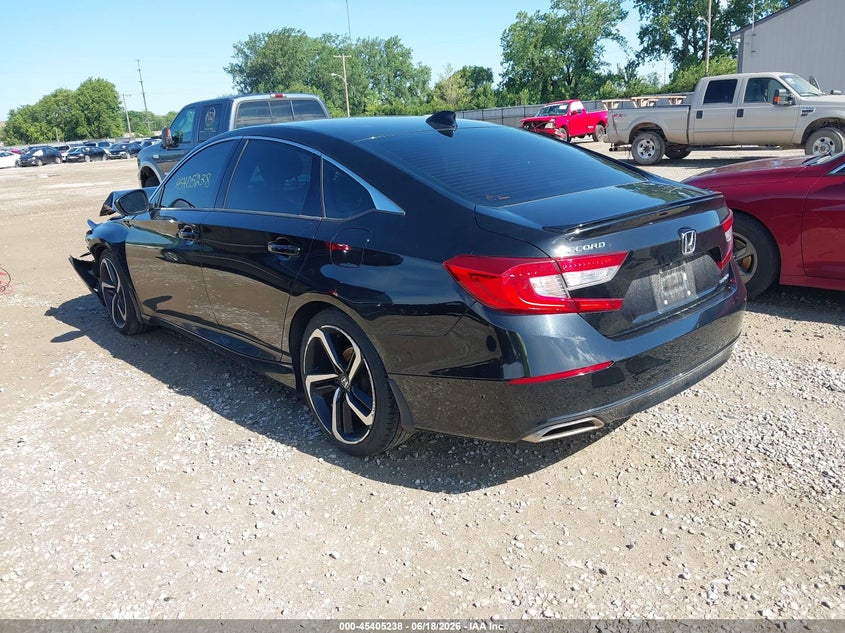 2020 HONDA ACCORD auction photo 3