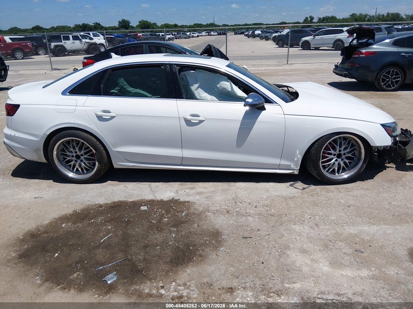 2020 Audi S4 Premium Plus Tfsi Quattro Tiptronic VIN: WAUB4AF49LA022409 Lot: 45405282