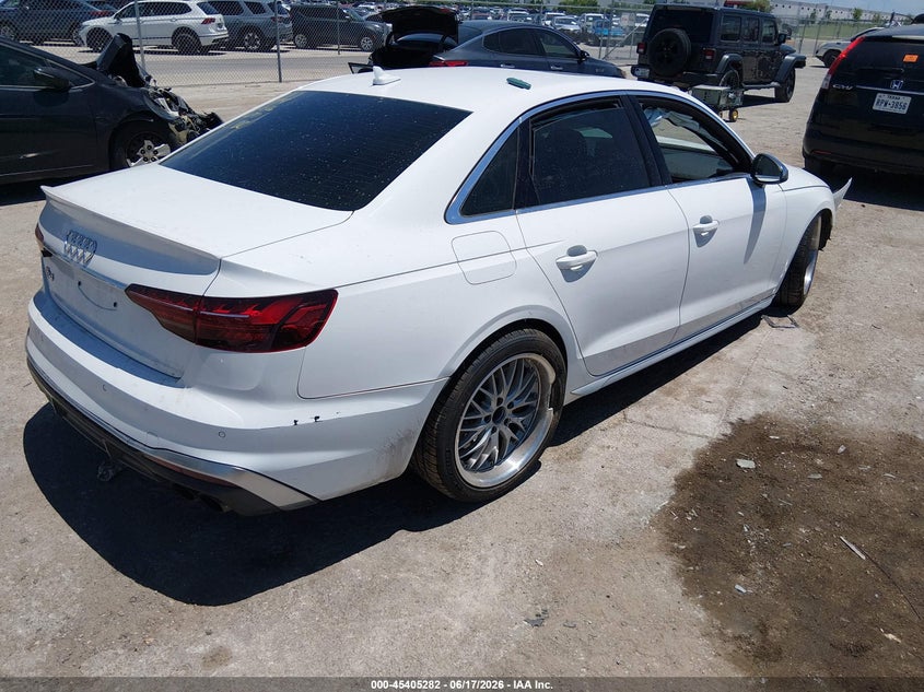 Vin: waub4af49la022409, lot: 45903305, audi s4 premium plus tfsi quattro tiptronic 20204