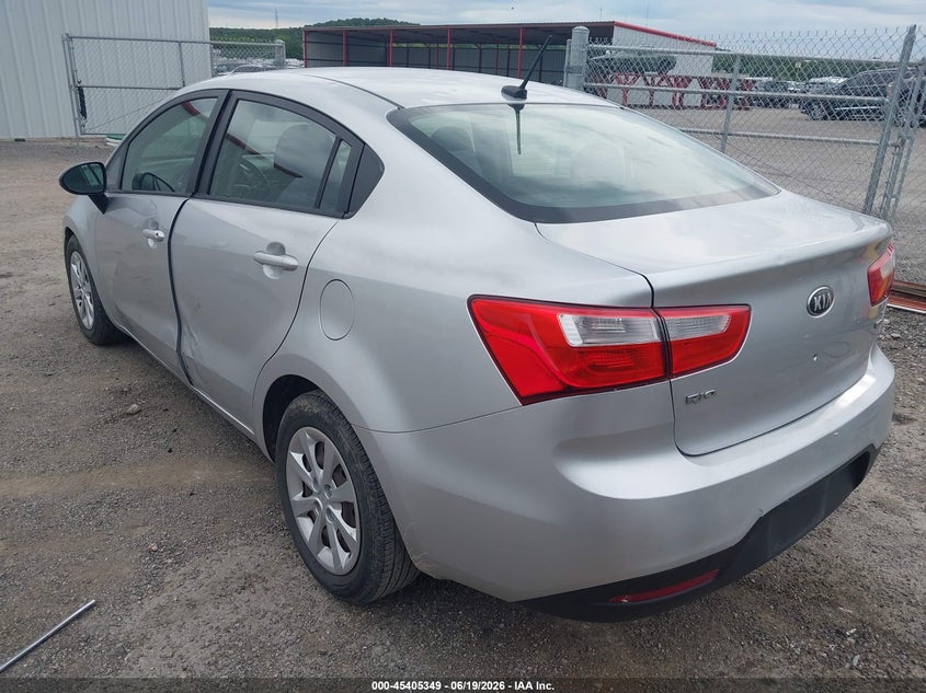 Vin: knadm4a32e6355842, lot: 45903372, kia rio lx 20143