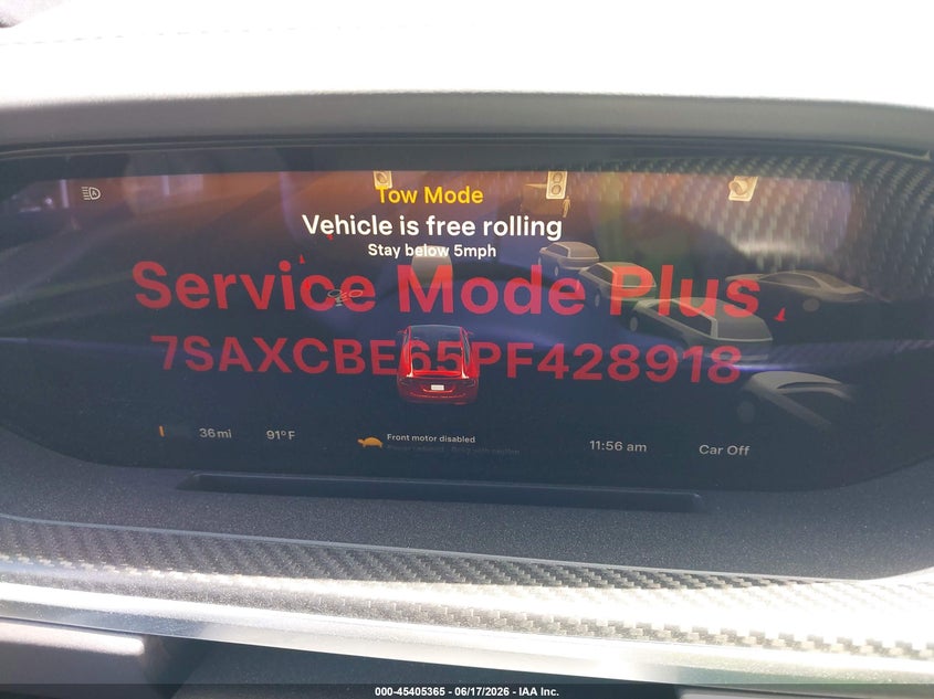 2023 TESLA MODEL X auction photo 7