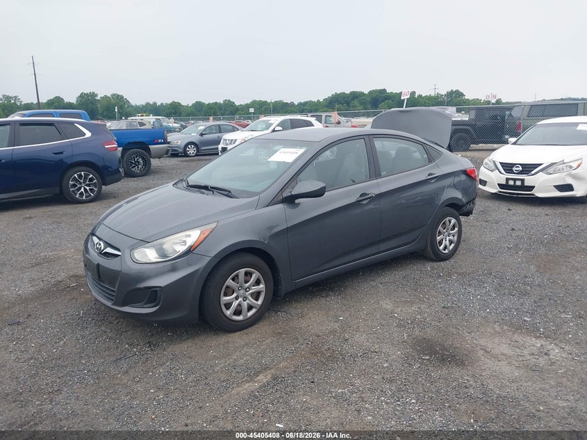 Vin: kmhct4ae7cu206804, lot: 45903431, hyundai accent gls 20122
