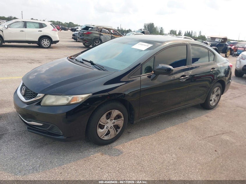 2014 Honda Civic Lx 19XFB2F58EE036732 photo 1