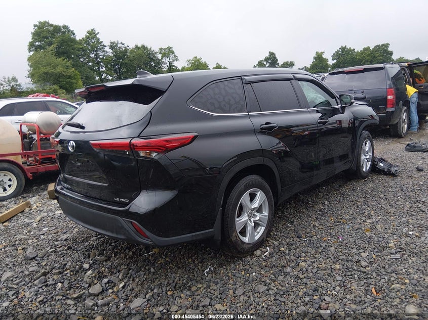 Vin: 5tdkdrbh5ps523820, lot: 45903477, toyota highlander le 20234