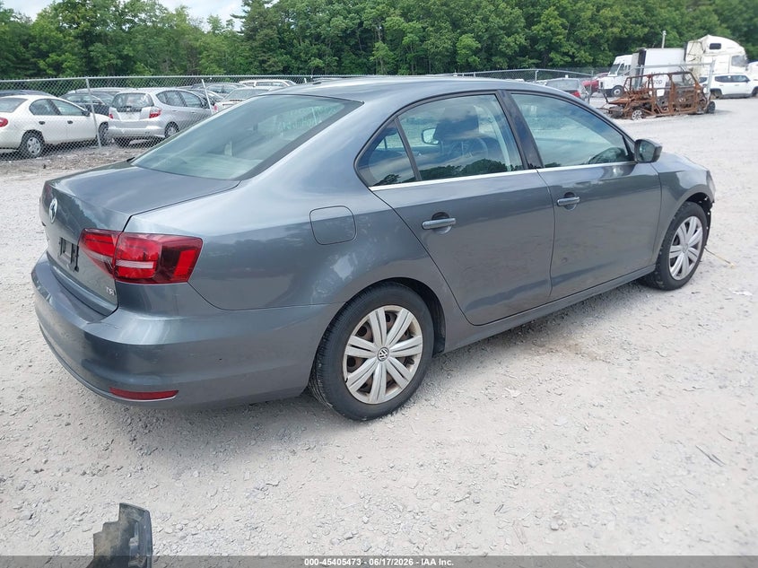 2017 VOLKSWAGEN JETTA SEDAN 1.4L I-4 DI, DOHC, VVT, TURBO, 150HP