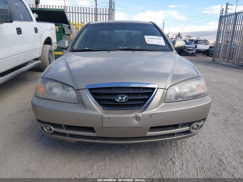 2005 HYUNDAI ELANTRA SEDAN 2.0L I-4 DOHC, VVT, 138HP