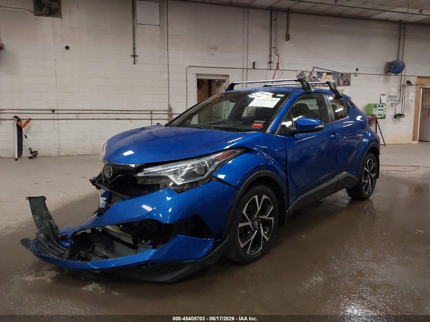 2018 Toyota C-HR, Удар спереду, IAAI, VIN NMTKHMBX8JR005107 — фото 2