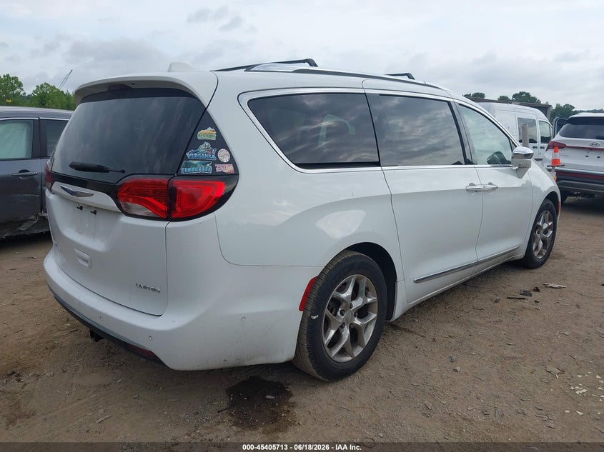 Vin: 2c4rc1gg8jr247085, lot: 45903736, chrysler pacifica limited 20184