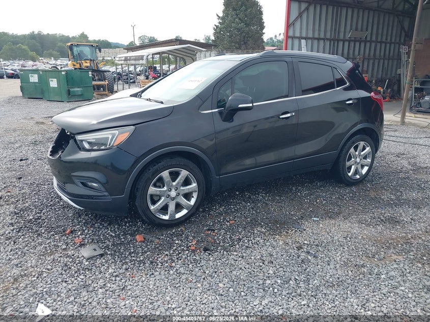 Vin: kl4cjcsb7hb110306, lot: 45903785, buick encore essence 20172