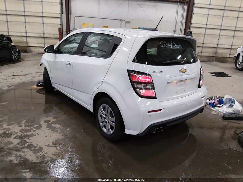 Vin: 1g1jg6sb0l4116645, lot: 45903791, chevrolet sonic fwd  1fl 5-door 20203