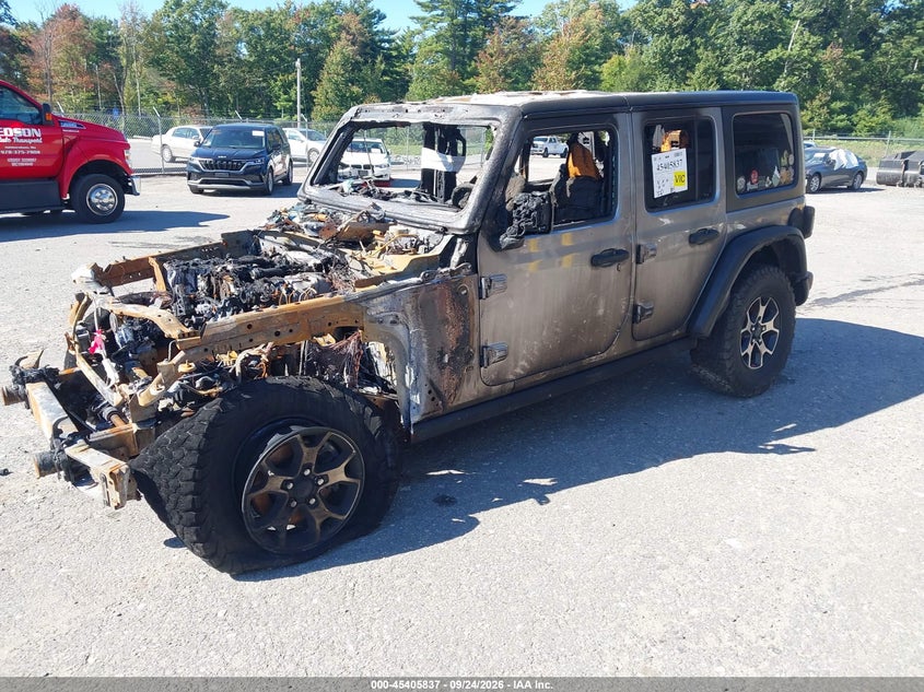 Vin: 1c4hjxfnxjw182848, lot: 45903861, jeep wrangler unlimited rubicon 4x4 20182