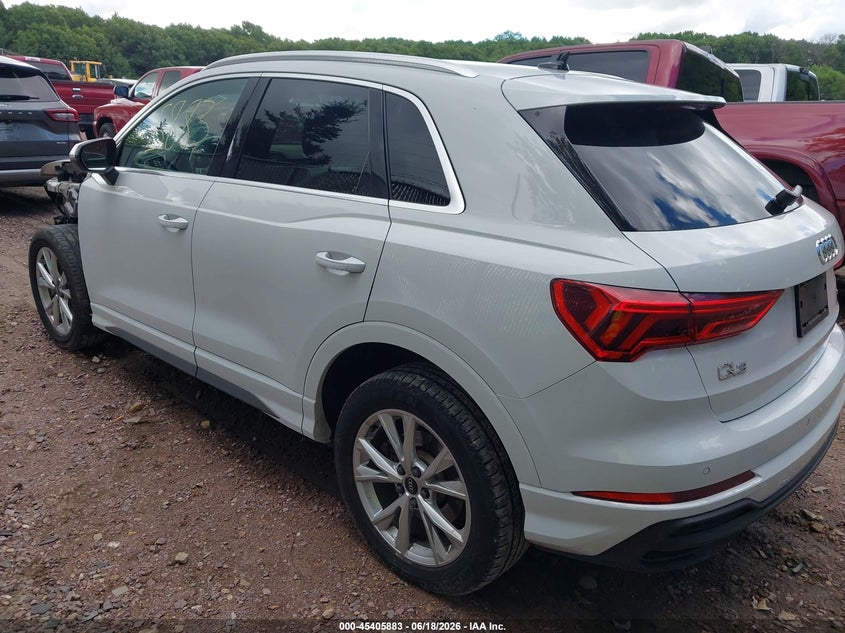 Vin: wa1decf35r1057849, lot: 45903906, audi q3 premium 45 tfsi s line quattro tiptronic 20243