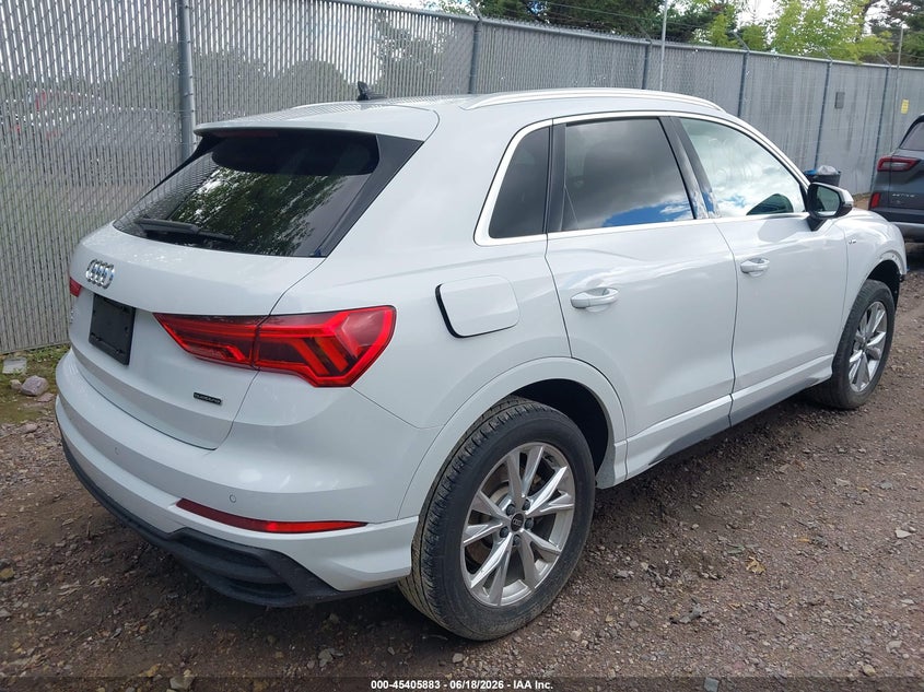 Vin: wa1decf35r1057849, lot: 45903906, audi q3 premium 45 tfsi s line quattro tiptronic 20244