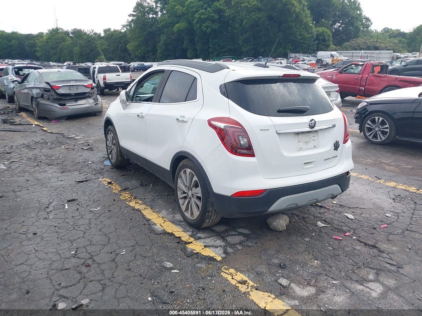 Vin: kl4cjasb8lb012883, lot: 45903914, buick encore fwd preferred 20203