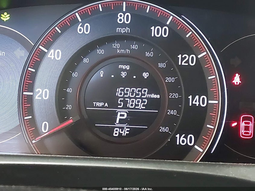 HONDA ACCORD 2016 VIN 1HGCR2F54GA049385