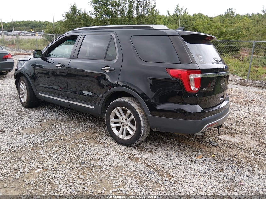 Vin: 1fm5k7dh0ggb50454, lot: 45903984, ford explorer xlt 20163