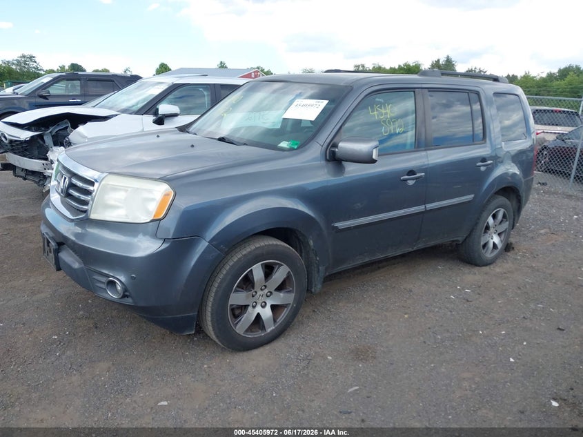 2012 Honda Pilot Touring 5FNYF4H90CB051936 photo 1