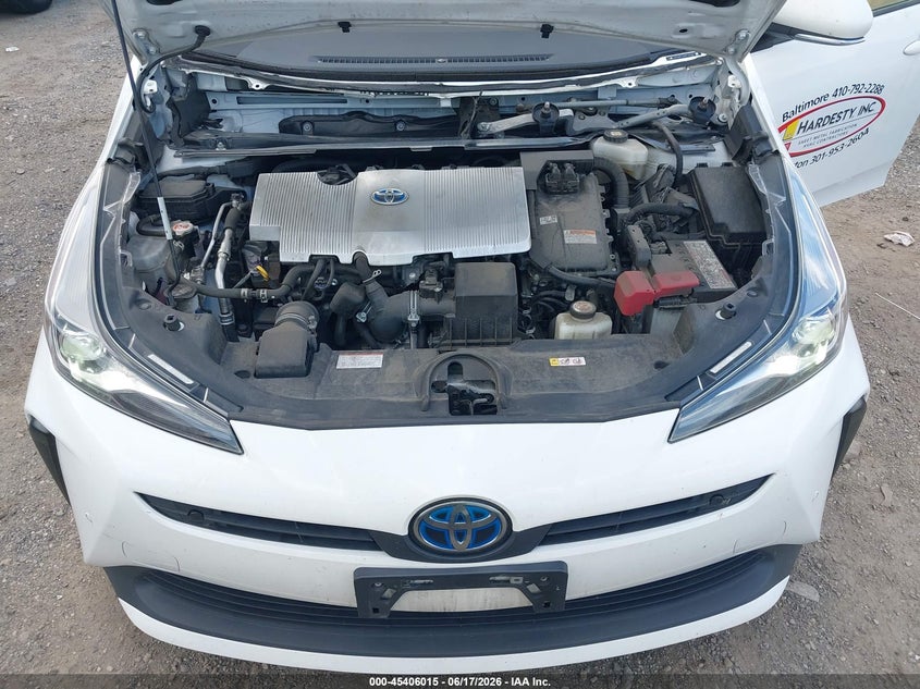 VIN JTDKAMFU2M3152602 2021 TOYOTA PRIUS LE