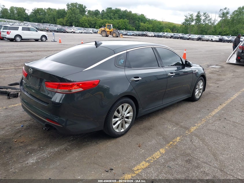 Vin: 5xxgu4l36gg010816, lot: 45904128, kia optima ex 20164