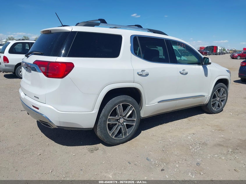 Vin: 1gkknxls5hz190521, lot: 45904202, gmc acadia denali 20174