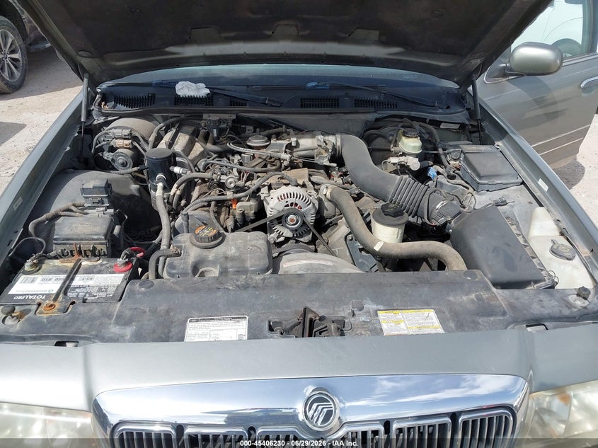 2000 Mercury Grand Marquis Gs VIN: 2MEFM74W7YX636626 Lot: 45406230