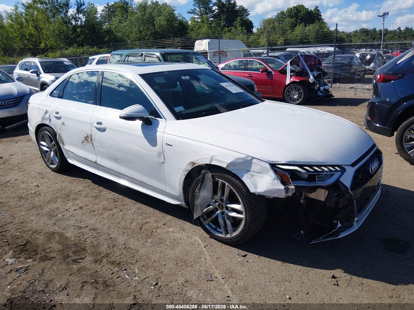 Vin: waueaaf48pn016315, lot: 45904309, audi a4 premium plus 45 tfsi s line quattro s tronic 2023 img_1
