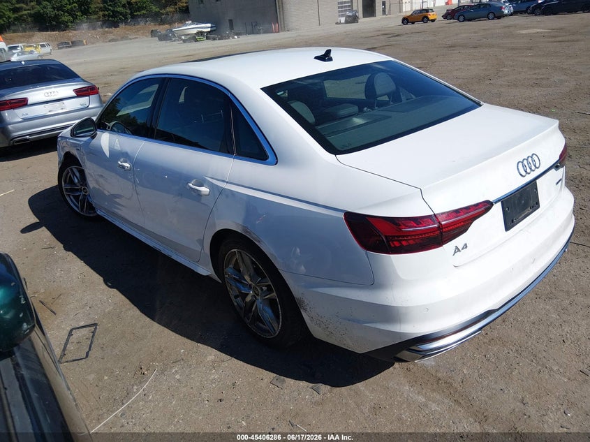 Vin: waueaaf48pn016315, lot: 45904309, audi a4 premium plus 45 tfsi s line quattro s tronic 20233