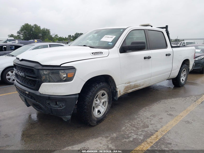 Vin: 1c6srfnt6pn544057, lot: 45904329, ram 1500 tradesman  4x4 6'4 box 20232