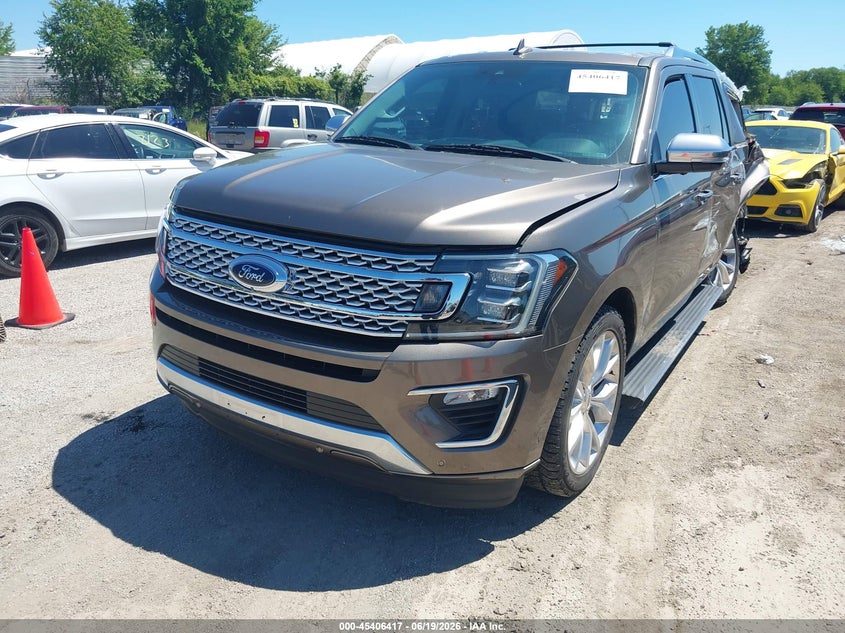 Vin: 1fmjk1lt2jea13889, lot: 45904440, ford expedition max platinum 20182