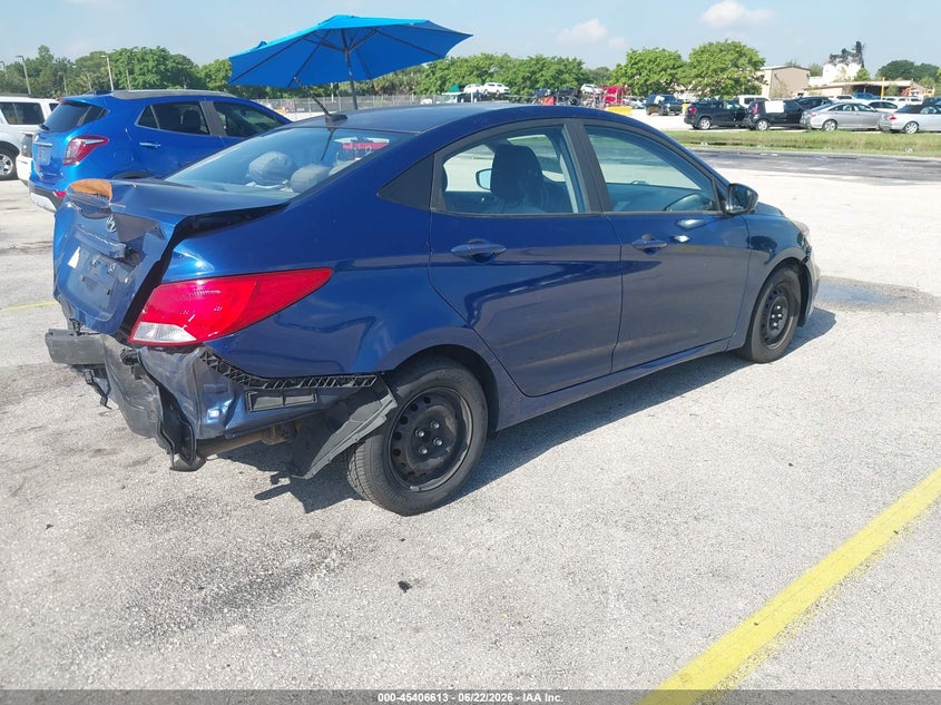 Vin: kmhct4ae7hu203764, lot: 45904636, hyundai accent se 20174